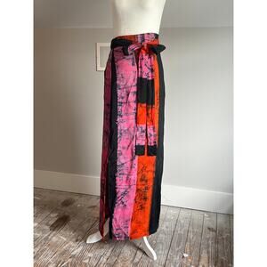 Osei Duro Batik Wrap Skirt S sustainably made in Ghana